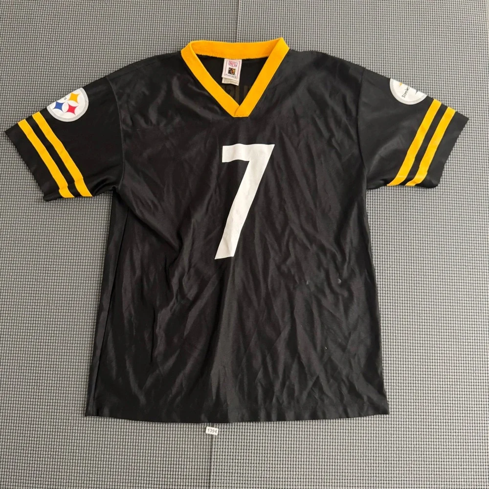 NFL Pittsburgh Steelers Ben Roethlisberger 7 Jersey Youth XL 18-20 Black Yellow